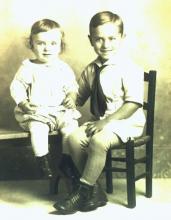 Baby brother, John B Denune (my father), and big brother Harry Case Denune