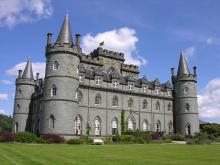 Inveraray Castle, the Duke of Argyll's pad