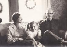 Charles C. Brohard and 2 of his granddaughters, Patty & Barbara Bender