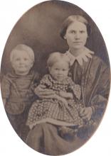 Lucretia (Case) Ferris & 2 of her children