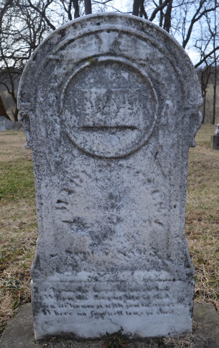 Grave stone of Mary Margaret “Polly” Scarborough-Wells Watson